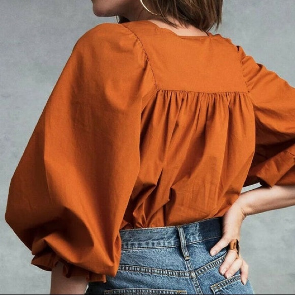 HAPPY X NATURE Kate Hudson Juliet Blouse Small - Picture 6 of 7